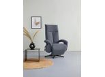 TV-Sessel SIT & MORE "Tycoon", grau, B:74cm H:112cm T:82cm, 100% Polyester, Sessel, TV-Sessel, wahlweise manuell, mit zwei Motoren oder mit Akku oder mit 2 Motoren