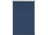 Seitenzugrollo GARDINIA "EASYFIX Rollo Thermo ENERGIESPAREND" Gr. 4, blau, B:100cm H:150cm, Polyester, Rollos, Seitenzugrollo, abdunkelnd mit Thermobeschichtung
