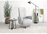 TV-Sessel SIT & MORE "Grenoble, inkl. Kopfteilverstellung", silber, B:71cm H:110cm T:82cm, Sessel, TV-Sessel, wahlweise mit 2 Motoren, Akku & Aufstehhilfe