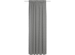 Vorhang ADAM "Indian Cortezada Light" Gr. 2, grau (dunkelgrau), B:142cm H:175cm, Jacquard, Baumwolle, Gardinen, Vorhang, aus 100% Bio-Baumwolle