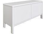 Kommode OTTO HOME "Luven", weiß, B:98cm H:48cm T:34cm, Massivholz, Sideboards, Kommode, FSC zertifiziertes Massivholz, mit 2 Schubkasten