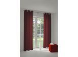Vorhang ADAM "Feathers" Gr. 3, rot (rot, dunkelrot), B:145cm H:225cm, Jacquard, Baumwolle (Bio-Baumwolle), Gardinen, Vorhang, aus 100% Bio-Baumwolle