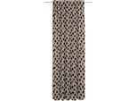 Vorhang ADAM "Dots" Gr. 3, lila, B:142cm H:225cm, Jacquard, Baumwolle, Leinen, Gardinen, Vorhang, aus Leinen und Bio-Baumwolle