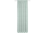 Vorhang ADAM "Retro Floret" Gr. 5, blau (hellblau), B:142cm H:255cm, Jacquard, Baumwolle, Gardinen, Vorhang, aus 100% Bio-Baumwolle