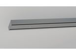 Schienensystem INDEKO "Objektschiene", silber (silberfarben), L:300cm, Aluminium, Kunststoff, Gardinenstangen, Schienensystem, Innenlauf Gardinenschiene, Komplett-Set inkl. Gleitern&Montagematerial