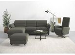 Ecksofa SIT & MORE "Grenoble L-Form mit Federkern", grau (anthrazit), B:251cm H:85cm T:161cm, Sofas, Ecksofa, wahlweise mit Bettfunktion, Bettkasten, Arm- und Kopfteilverstellung