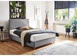 Stauraumbett "Josie", grau, B:123cm H:107cm L:212cm, ATLANTIC HOME COLLECTION, Betten, Stauraumbett, mit Taschen-Federkernmatratze und Bettkasten