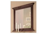 Spiegel OTTO HOME "Rustic", braun (dunkelbraun), B:78cm H:80cm T:5cm, Glas, Spiegel, Spiegel, Rahmen in Kiefer massiv, Breite 78 cm, mit Zierfräsungen