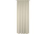 Vorhang WIRTH "Torbole" Gr. 2, braun (schlamm), B:132cm H:175cm, Jacquard, Baumwolle, Polyester, Gardinen, Vorhang