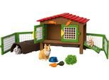 Spielwelt SCHLEICH "FARM WORLD, Kaninchenstall (42728)", bunt, Spielfigurenwelten, Kinder, Kunststoff, Spielwelt, Made in Europe