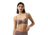 Bügel-BH MEY "SERIE AMOROUS", Damen, Gr. 80, Cup A, milk`n coffee, Spitze, Obermaterial: 87% Polyamid, 13% Elasthan, BHs Bügel-BH, verstellbare BH-Träger verleihen optimalen Sitz