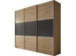 Schwebetürenschrank STAUD "Includo, Made in Germany", artisan eiche, vulkan, B:298cm H:222cm T:68cm, Holzwerkstoff, Schränke, Schwebetürenschrank