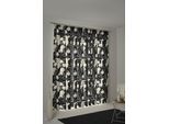 Vorhang ADAM "Eden" Gr. 1, schwarz-weiß (weiß, schwarz), B:145cm H:145cm, Jacquard, Baumwolle (Bio-Baumwolle), Gardinen, Vorhang, aus 100% Bio-Baumwolle