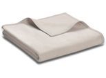 Wohndecke BIEDERLACK "Unicolour", silber (silberfarben), B:150cm L:200cm, Baumwolle, Polyacryl, Polyester, Wohndecken, Wohndecke, in vielen Farben