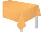 Tischdecke ADAM "Graphic Ventus" Gr. 9, gelb, B:145cm L:250cm, Bio-Baumwolle, Tischdecken, Tischdecke, aus 100% Bio-Baumwolle
