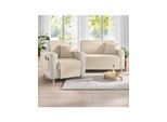 Tagesdecke Gr. 6, beige, B:38cm L:38cm, 100% Polyester, Tagesdecken, Tagesdecke