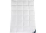 Daunenbettdecke HAEUSSLING "Kuscheltraum, 135x200,155x220 & weitere Größen", weiß, B:135cm L:200cm, Bezug: 100% Baumwolle. Füllung: 60% Daunen, 40% Federn, Bettdecken, Daunenbettdecke, Hergestellt in Deutschland, Daunen der Klasse 1