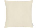 Dekokissen APELT "Apart" Gr. 2, beige (natur, unifarben), B:48cm H:5cm L:48cm, Polyester, Dekokissen_Sitzkissen_Kissenhüllen, Dekokissen, Kissenhülle mit Füllung, 1 Stück