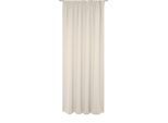 Vorhang WIRTH "Umea" Gr. 4, beige, B:132cm H:245cm, Jacquard, Polyester, Gardinen, Vorhang