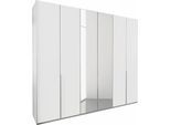 Kleiderschrank WIMEX "New York", weiß, B:270cm H:236cm T:58cm, Schränke, Kleiderschrank, INKLUSIVE Schubladeneinsatz und Einlegeböden