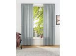 Vorhang "Lanea" Gr. 1, grün (mint), B:135cm H:145cm, Baumwolle, Polyester, LEGER HOME BY LENA GERCKE, Gardinen, Vorhang, Leinenoptik, 1 Schal, verschiedene Größen