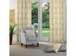 Vorhang WIRTH "Kingston" Gr. 2, gold (goldfarben), B:135cm H:175cm, Jacquard, Polyacryl, Polyester, Gardinen, Vorhang