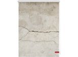 Seitenzugrollo LICHTBLICK ORIGINAL "Rollo Klemmfix, ohne Bohren, Verdunkelung, Beton - Grau", grau (grau, weiß), B:150cm H:120cm, Polyester, Rollos, Seitenzugrollo