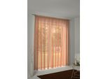 Vorhang WIRTH "LORCA" Gr. 4, orange, B:132cm H:245cm, Obermaterial: 66% Polyester, 34% Baumwolle, Gardinen, Vorhang