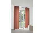 Vorhang WIRTH "NEUFAHRN" Gr. 4, orange (terra), B:135cm H:245cm, Jacquard, Polyacryl, Polyester, Gardinen, Vorhang