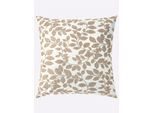 Kissenhülle Gr. 2, beige (natur), B:50cm L:50cm, Kunstfaser, 57% Polyester, 43% Polyacryl, Kissenbezüge, Kissenhülle