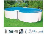 Achtformpool MY POOL BWT "PREMIUM", weiß, B:320cm H:135cm L:525cm, Schwimmbecken, Achtformpool, Tiefe 1,35 m, in versch. Größen erhältlich