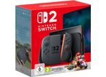NINTENDO SWITCH 2 Spielekonsole "Switch 2 + Mario Kart World (DLC)", schwarz, B:27,2cm H:16,6cm T:1,39cm, Spielekonsolen, Nintendo Switch 2, Spielekonsole