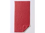Handtuch ROSS Gr. 3, rot, B:100cm L:150cm, Walkfrottee, 100% Baumwolle, Handtücher, Handtuch