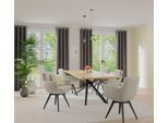 Vorhang HOMING "Bahamas" Gr. 1, grau, B:140cm H:245cm, Obermaterial: 100% Polyester, Gardinen, Vorhang, Fertigschal