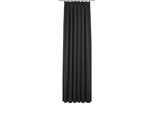 Vorhang WIRTH "Trondheim B", schwarz, B:132cm H:275cm, Chenille, Polyacryl, Gardinen, Vorhang, nach Maß