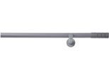 Vorhangstange GOOD LIFE "Ranura" Gr. 5, grau (anthrazit), L:200cm Ø:20mm, Metall, Gardinenstangen, Vorhangstange