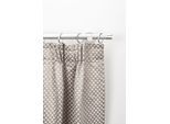Gardinenstange GARESA "EASY", silber (silberfarben), L:140cm Ø:20mm, Aluminium, Gardinenstangen, Gardinenstange, Vorhanggarnitur, verlängerbar, Wandmont., Endkappe, Alu, mit Ringe