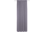 Vorhang ADAM "Uni Collection light" Gr. 2, lila, B:142cm H:175cm, Jacquard, Baumwolle, Gardinen, Vorhang, aus 100% Bio-Baumwolle