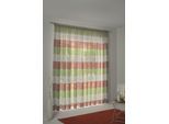 Vorhang WIRTH "Barletta" Gr. 4, bunt (beige, grün, terra), B:135cm H:245cm, Baumwolle, Polyester, Gardinen, Vorhang