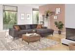 Ecksofa COTTA "Kitty L-Form, B: 242 cm", grau (anthrazit), B:244cm H:72cm T:166cm, 94% POLYESTER (PES) 6%POLYAMID (PA), Sofas, Ecksofa, mit Kopfteilverstellung, optional Bettfunktion & Bettkasten