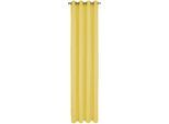 Vorhang WIRTH "Holmsund 288g/qm" Gr. 13, gelb, B:270cm H:200cm, Chenille, Polyacryl, Gardinen, Vorhang