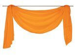 Freihanddeko WIRTH "Daria" Gr. 3, orange, B:135cm H:500cm, Polyester, Gardinen, Freihanddeko