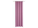 Vorhang WIRTH "Dim out" Gr. 5, lila (flieder), B:145cm H:255cm, Polyester, Gardinen, Vorhang