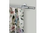 Gardinenstange GARESA "SEFRA", silber (silberfarben), L:450cm Ø:16mm, Aluminium, Gardinenstangen, Gardinenstange, Vorhanggarnitur,Innenlaufgarnitur, verlängerbar, Endknopf Zylinder