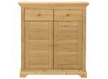 Schuhkommode OTTO HOME "Ayanna Kommode für ca. 9 Paar Schuhe", beige (natur), B:94cm H:100cm T:39cm, FSC-zertifiziertes Massivholz, Sideboards, Schuhkommode, Schuhschrank aus massiver Kiefer, FSC, Breite 94 cm