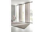 Schiebegardine HEINE HOME Gr. 2, grau (taupe), B:60cm H:175cm, Polyester, Gardinen, Schiebegardine