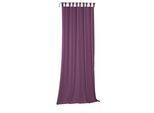 Vorhang WIRTH "Newbury", lila (beere), B:130cm H:235cm, Baumwolle, Polyester, Gardinen, Vorhang, nach Maß