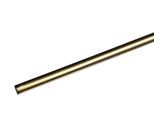 Gardinenstange LIEDECO "Fixmaß" Gr. 2, gold (messingfarben, antik), L:160cm Ø:16mm, Metall, Gardinenstangen, Gardinenstange, 1-läufig im Fixmaß Ø 16 mm