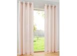Gardine HEINE HOME Gr. 2, beige (natur), B:140cm H:175cm, Polyester, Gardinen, Gardine