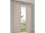 Schiebegardine HEINE HOME Gr. 1, grau (taupe), B:60cm H:145cm, Polyester, Gardinen, Schiebegardine
